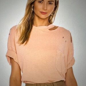 We the free distressed Teeshirt